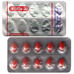 Accutane Irotin (Isotretinoina) 20mg