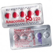 Generic Viagra (Sildenafil) Sildigra Anaconda 120mg